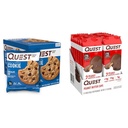 Quest Nutrition Chocolate Chip Protein Cookie; Keto Friendly; High Protein; Low Carb; 12 Count & High Protein Low Carb