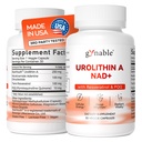 Gynable Patented Urolithin A Supplement with NAD+ | Trans-Resveratrol & PQQ| 4-IN-1 Complex Cellular Energy & Muscle Strength,Longevity Supplement for Sleep and Healthy Aging - Made & Tested in USA