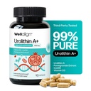 Urolithin A Supplement 1000mg 90ct - 99% Pure Advanced Urolithin A+ with CoQ10 & Vitamin D3, Promotes Muscle Strength, Energy & Healthy Aging with Mitochondrial & Cellular Support