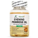 Evening Primrose Oil Softgel, 1,000mg Per Serving, with 90mg GLA for Women's Health & Skin Care Support, 100 Capsules