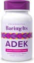 Barimelts ADEK - 60 Fast-Dis çözme Tabletleri (2-Month Supply) - Kadınlar Için Ücretsiz Bariatrik Vitaminler A, Vitamin D, Vitamin E & Vitamin K, Natural Strawberry Flavor