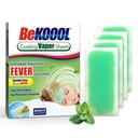 BeKoool Kids Fever Non-Medicated Cooling Mint Vapor Sheets | 4 Count