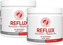 Reflux - Digestive Supplement - Each Tub = 30 Scoops = 30 Servings - Mucosal Support for Acid Issues - with Mucosave FG and Slippery Elm Bark (2 Tubs)