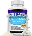 Bulkx Multi Collagen Pil Pills 1800 Mg Kompleksi - Tip I, II, III, V, X Premium Collagen Kompleksi Daha İyi Cilt & Saç, Güçlü Ortak, Hidrolyzed Protein, Erkekler Kadınlar için, 90 Capsules, Supplement