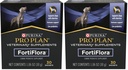 Purina Pro Plan Veterinary Supplements FortiFlora Daily Probiotics for Dogs,Helps Digestive Gut Health and Diarrhea - 30 ct. Box,(Pack of 2)