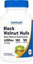 Nutricost Black Walnut Hulls Extract 120 Capsules for 120 Servings - Vegan, GMO-Free, Gluten-Free