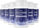 FlowForceMax Herbal Support Supplement - Natural Plant-Based Formula with Saw Palmetto Extract | 30 Chewable Tabletler, 6 Ay Supply, Made in USA