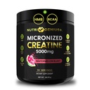 Creatine Monohydrate 5g with BCAAs –Support Muscles, Cellular Energy and Cognitive Function* – Watermelon Micronized Powder – 30 Servings Keto Friendly - Gluten-Free