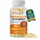 Magnesium Glycinate 400mg Softgels with Vitamin D3 & B6,Small Easy to Swallow Gel Caps,High Absorption, Gentle on Stomach,Supports Sleep, Muscle & Calm,Bone Health,120 Softgels