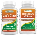 Cat's Claw Capsule, 500 mg & Magnesium Glycinate 425 mg