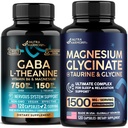 NUTRAHARMONY GABA L-Theanine & Magnesium Glycinate with Glycine Capsules
