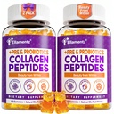 Collagen Gummies for Women - Hydrolyzed Marine Collagen Peptides with Prebiotics & Probiotics,Hyaluronic Acid , Niacinamide,Vitamin C Supplement for Hair, Nail, Sk!n, Bone & J@int Health, 120 Count