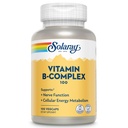 SOLARAY Vitamin B Complex 100mg - Cellular Energy, Nerve and Heart Health Support - Supplies All 8 B Complex Vitamins - Vitamin B12, B1, B2, B3, B6, Niacin, Folic Acid and Biotin - Vegan, 100 Servings