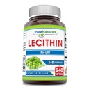 Pure Naturals Lecithin 1200 mg Softgels Supplement | High Potency | Non-GMO | Gluten Free (240 Count)