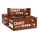 Quest Nutrition Protein Bar, Peanutty Caramel Flavor, 15g Protein, 2g Sugar, Low Sugar, Gluten Free, 12 Count