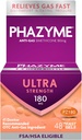 Ανακουφιστικό αέριο Phaezyme, Αέριο Ultra Strength και Αναπλήρωση Ανακούφιση για Ενήλικες, 180 mg Simethicone Fast Gels, 48 Count