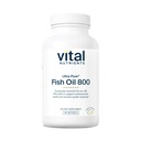 Vital Nutrients Ultra Pure® Fish Oil 800 - Supports Heart, Brain, & Immune Health* - Sustainably Sourced High EPA & DHA Omega-3 Fatty Acid - Lemon Flavor - Gluten, Dairy, Soy Free - 90 Softgels