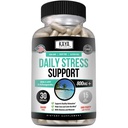 Kaya Naturals - Natural Herbal Stress Relief Support Vitamin Supplement to Relax and Calm the Mind - Boost Mood - Happy Pills - Anxiousness Support - 30 Capsules