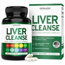Liver Cleanse Detox & Repair (27 in 1 Formula - Milk Thistle, Dandelion Root, Turmeric, Artichoke Extract & More) - Detox Cleanse Supplement, Liver Support for Adults, Vegan - 60 Capsules