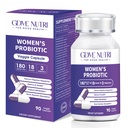 Probiotics 180 Billion CFU 18 Strains Contains Organic Prebiotic Cranberry Probiotic Supplement Digestion Immunity for Women's Health,Non Soy Gluten Dairy Free 90 Vegetarian Capsules