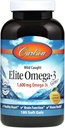 Carlson Elite Omega-3 Gems, Norveç, 1, 600 mg Omega-3s, Soft Gels, 180 Kont