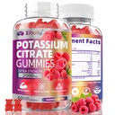 Potassium Citrate Gummies 2000mg, High Potency Electrolyte Gummies, Potassium Supplement with Magnesium glycinate, Zinc, Vitamin C D3 K2, for Electrolyte Balance, Leg Cramps, Muscle Support, 60 Chews