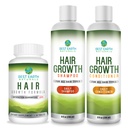 Best Γη Naturals Hair Growth Starter Set with Hair Growth Vitamins, Shampoo and Conditioner