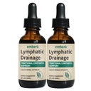 Lymphatic Drainage Drops, 2000mg Herbal Blend with Elderberry & Echinacea Dandelion，– Supports Lymphatic Drainage, Immune System & Detox 2 fl oz (2pcs)