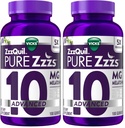 ZzzQuil Pure Zzzs Advanced Melatonin Gummies,Sleep Aid with Chamomile & Lavender for Adults Berry Flavored,100 Count (Pack of 2)