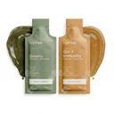 HUNNEE Greens + Gut & Immunity Variety Pack | Raw Honey Gels with Spirulina, Chlorella, Probiotics & L-Glutamine | Gluten-Free, Nut-Free, Non-GMO, Plant-Based | 28 Sachets (2 x 14 x 21g)