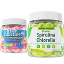 Organic Spirulina Chlorella Gummies + Kids Calcium Gummies
