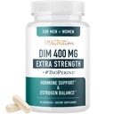 DIM Supplement 400MG Extra Strength | Hormone Balance for Men and Women | Menopause, Acne, Hot Flashes Relief, Prostate Support & Antioxidant Support | Soy-Free, Gluten-Free | SMNutrition | 90 Ct.