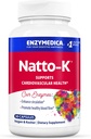 Enzymedica, Natto-K, Nattokinase συμπλήρωμα, προωθεί την υγεία και την κυκλοφορία της καρδιάς, 30 κόμης