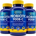 Διατροφή Απαραίτητα Προβιοτικά για γυναίκες και άνδρες με φυσικό ένζυμο Lactase & προβιοτικές ίνες για την Digestive Υγεία - 80 τοις εκατό + ισχυρότερη συμπλήρωμα για την υποστήριξη της υγείας των ούρων - 3 κόμης των 60 δισκία