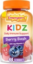 Emergen-C Kids Daily Immune Support Dietary Supplements, Flavored Gummies with Vitamin C and B Vitamins for Immune Support, Berry Bash Flavored Gummies, Back to School Essentials - 44 Count