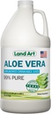 Τέχνη γης - Pure Aloe Vera Juice Unflaved – Ψυχρής παραγωγής - 99,7% Βιολογική Aloe Vera Εσωτερικό φιλέτο από φρέσκα φύλλα Τέξας – Digestive Υγεία, Detox και Φυσική ευεξία – 64 fl oz