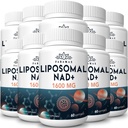 1600 mg Liposomal NAD Supplement, 98 Saf NAD+ Tamam, Üstün Aborpsiyon, Alternatif to Nicotinamid Riboside veya NADH, NAD+'yı Aging Defense, Enerji, Longevity, 600 Softgels