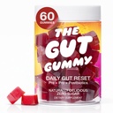 GG360 - Gut Health for Women & Men, Pre Post Probiotics Gummies for Digestive Health, Constipation, Tribiotics for Bloating, Immune Support, Skin & Belly Fat, Tart Cherry – 60 Count
