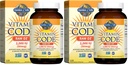 Garden of Life Vitamin D,Vitamin Code Raw D3,Vitamin-D 2,000 IU,Raw Whole Food D3 Supplements with Chlorella,Fruit,Veggies & Probiotics for Bone & Immune Health,120 Vegetarian Capsules,(Pack of 2)