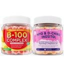NEVISS Super Vitamin B Complex Gummies + Myo-Inositol & D-Chiro Inositol Gummies