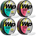 Wip Energy Pouches | 100mg & 200mg Natural Caffeine | Vitamins and Minerals | 4 Pack Variety: Mint and Fruit Punch