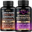 NUTRAHARMONY Mushroom Complex & Resveratrol Complex Capsules