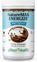 NatureMax EnergizeTM Whey Protein Toz- Enerji Desteği Meal Yenileme - 20g proteini Sürekli - Doğal Çikolata Flavor - Kosher Süt Vitamini - 1.17lb