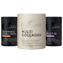 Sports Research® Joint and Bones Pack - Collagen Peptides with Hyaluronic Acid & Vitamin C + Turmeric Curcumin C3 Complex w/BioPerine Black Pepper Extract + Vitamin D3 + K2 w/Coconut Oil