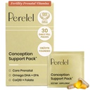 Perelel Conception Support Pack, Prenatal Multivitamin with DHA Omega 3, COQ10 & Folate, Supports Fertility Wellness for Women, Soy & Gluten Free, Non GMO, 30 Daily Pill Packs