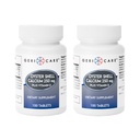 GeriCare Oyster Shell Calcium 250mg, Vitamin D 125IU Tablets, Bone Health Nutritional Supplement, 100 Count (Pack of 2)