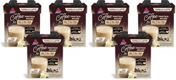 Atkins Iced Coffee Vanilla Latte Protein Shake, 15g πρωτεΐνη, χαμηλή γλυκαιμική, 4g καθαρό υδατανθράκων, 1g ζάχαρη, Keto φιλικό (πακέτο του 2)