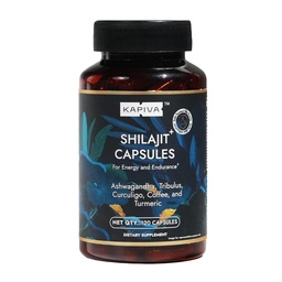 Βιολογικό εκχύλισμα Resσίνης Himalayan Shilajit με Ashwagandha & Turmeric-400mg Max Potency, Lab Tested Pure Shilajit για άνδρες & γυναίκες, 85+ Trace Minerals, Ανοσολογική Υποστήριξη, Ενέργεια, 2 Μήνες Προσφορά-120 Κάψουλα