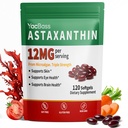 Astaxanthin Supplements 12mg - Premium Astaxanthin 120 Softgels for Eye, Brain, Skin & Immune Support, Microalgae Source, 4 Month Supply
