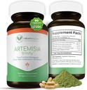 Artemisia Trinity | Wormwood Herb & Artemisinin 30:1 Ekstraksiyon | Direniş & Digestive Support | Herbal Supplements | Pure, Plant-Based, 90 Caps